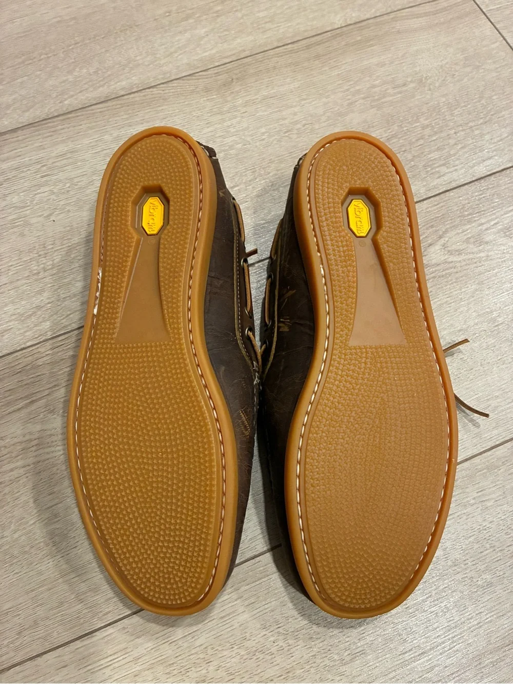 NEW Easymoc Men’s Trooper Moc Loafers Crazy Horse Brown Made in USA Size 11.5